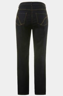 Ulla Popken Jeansy Straight Leg - Dark Blue Denim -Lindex 00515c7bdc1048c39643af940fb97fc6