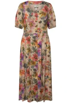 Ulla Popken HALBARM - Długa Sukienka - Abricot Pastel -Lindex 00a314e217b4447585aea31923fc1ab5