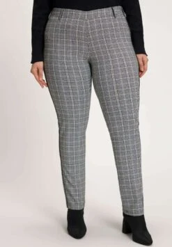 Ulla Popken Spodnie Materiałowe - Olijfgroen