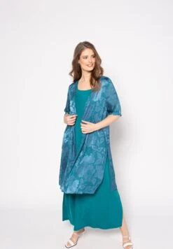 Ulla Popken Kurtka Wiosenna - Dunkler Smaragd