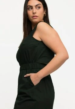 Ulla Popken MARY RÜCKEN-CUT-OUT BEIN PAPER-TOUCH - Kombinezon - Schwarz -Lindex 0131935f1d31431e9cdfac9bbc4499f5