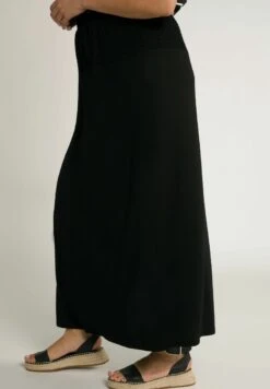 Ulla Popken Długa Spódnica - Black -Lindex 016aec680cd8477caf9ae752760be7f5