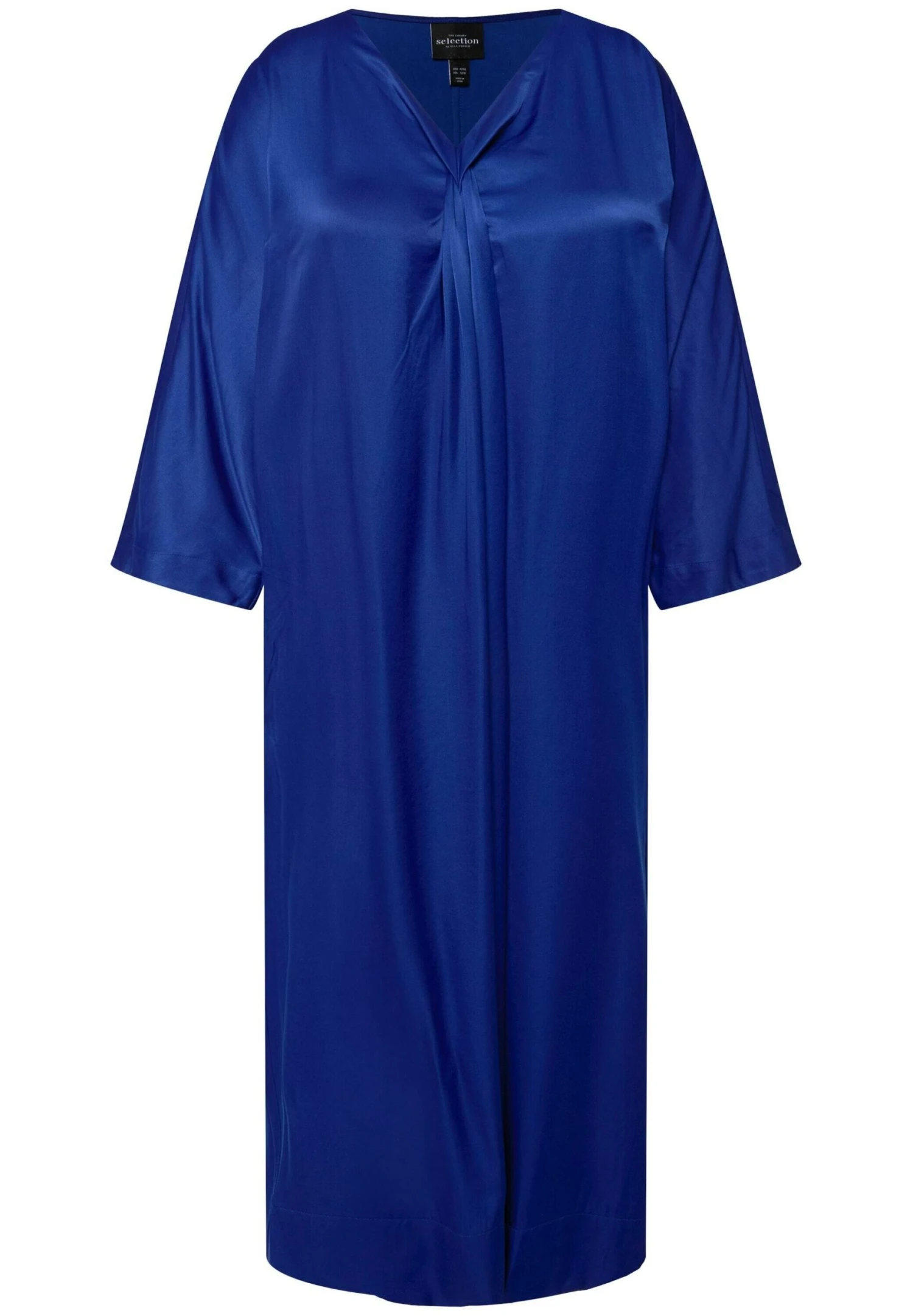 Ulla Popken V-HALS ZAKKEN - Sukienka Letnia - Donker Saffier 7 Ulla Popken V-HALS ZAKKEN - Sukienka Letnia - Donker Saffier - obrazek 5