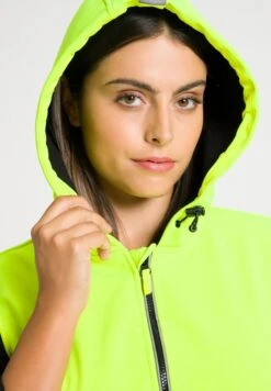 Ulla Popken Kamizelka - Jaune Fluo -Lindex 047baba82892402f9d3a0aa91e7058be