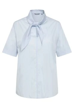 Ulla Popken V-HALS KORTE MOUWEN - Bluzka - Lichtblauw -Lindex 04d0deb9d9db4552bb0bc6d4ead55823