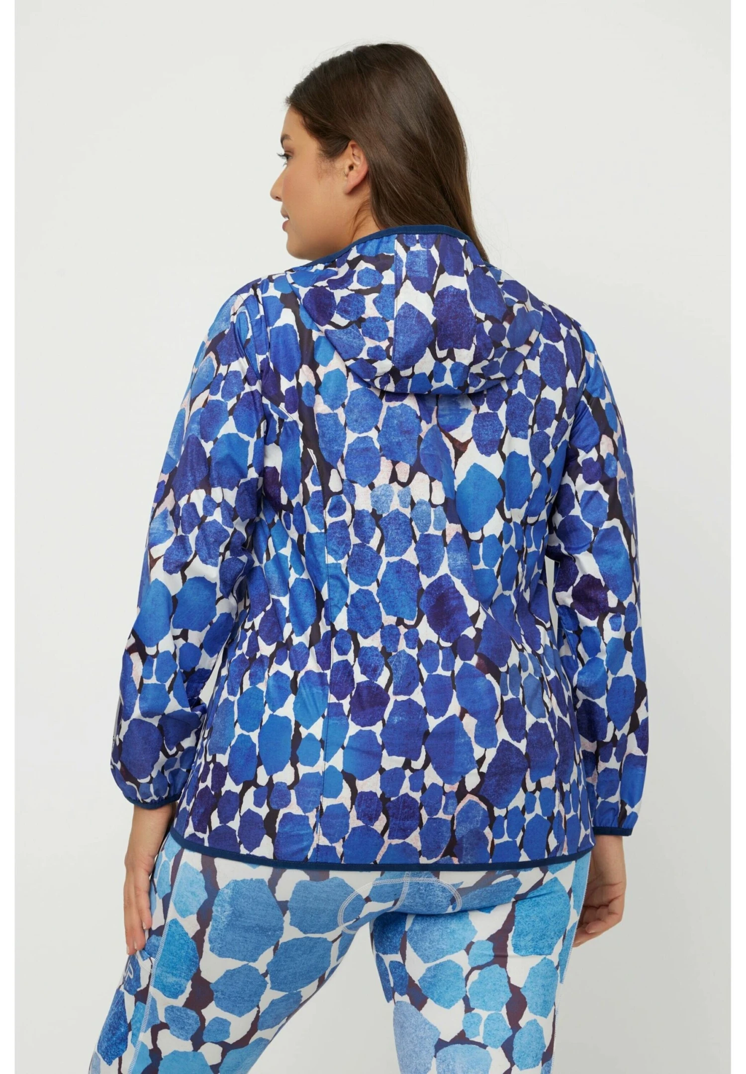 Ulla Popken Kurtka Przeciwdeszczowa - Marine 4 Ulla Popken Kurtka Przeciwdeszczowa - Marine - obrazek 3