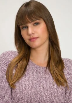 Ulla Popken LANGE MOUWEN - Sweter - Vijg -Lindex 05d2fcf1ca514d8880e64abb01fb6341