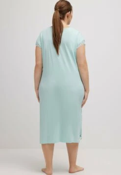 Ulla Popken Koszula Nocna - Aquamarijn -Lindex 06a19e67e3bb4570ba9ea66f8c27594d