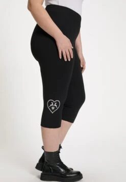 Ulla Popken Legginsy - Noir -Lindex 07c586f6d1bf42c5b80f4679b3e997f8