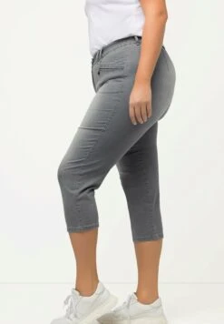 Ulla Popken Szorty Jeansowe - Light Gray Denim -Lindex 07dead635fe448188555d3733dbceedc