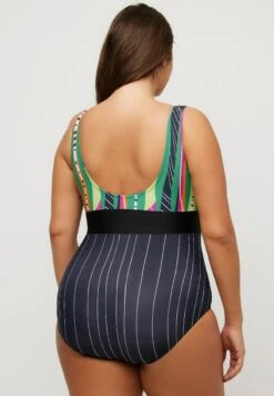 Ulla Popken BUSTE IMPRIMÉ RAYURES BONNETS SOUPLES - Kostium Kąpielowy - Noir 8 Ulla Popken BUSTE IMPRIMÉ RAYURES BONNETS SOUPLES - Kostium Kąpielowy - Noir -Lindex 0829735356ef43aa953f5f7981f9e289