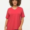 Ulla Popken T-shirt Basic - Raspberry