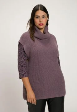 Ulla Popken COL DROIT SANS MANCHES - Sweter - Mauve Lilas 8 Ulla Popken COL DROIT SANS MANCHES - Sweter - Mauve Lilas -Lindex 093ef01e40c840949a2295b031404808