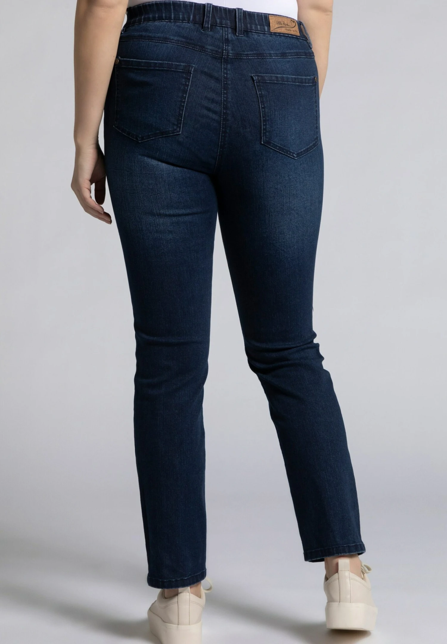 Ulla Popken GROSSE GRÖSSEN SARAH, 5-POCKET, HIG - Jeansy Slim Fit - Blue Denim 4 Ulla Popken GROSSE GRÖSSEN SARAH, 5-POCKET, HIG - Jeansy Slim Fit - Blue Denim - obrazek 2