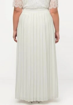 Ulla Popken Spódnica Plisowana - Blanc Cassé -Lindex 0a96819765204a4abc4305a44faebcb1