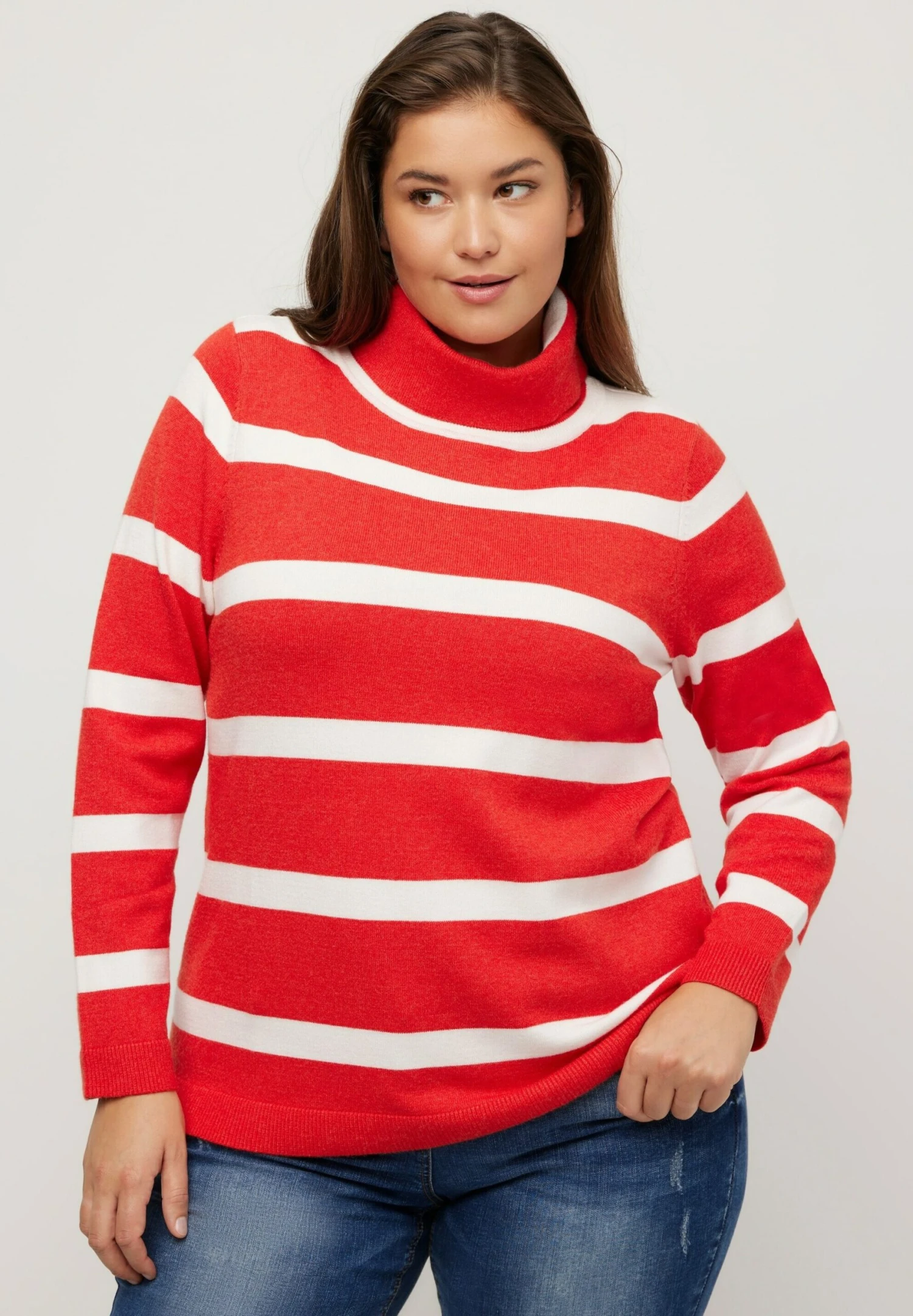 Ulla Popken Sweter - Hellrot 3 Ulla Popken Sweter - Hellrot