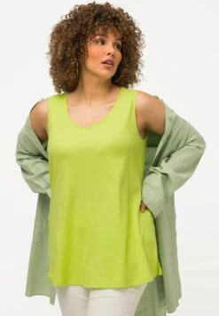 Ulla Popken Top - Lemon Green -Lindex 0d274d7ce15747c79d67b77aab45bf7d