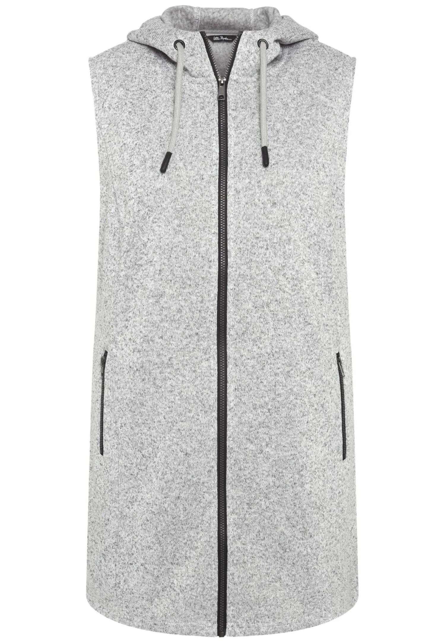 Ulla Popken Kardigan - Lichtgrijs Melange 7 Ulla Popken Kardigan - Lichtgrijs Melange - obrazek 5