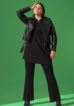 Ulla Popken Bluza Z Kapturem - Zwart -Lindex 0e3c1c87e556417893c7e926cbf69e1d