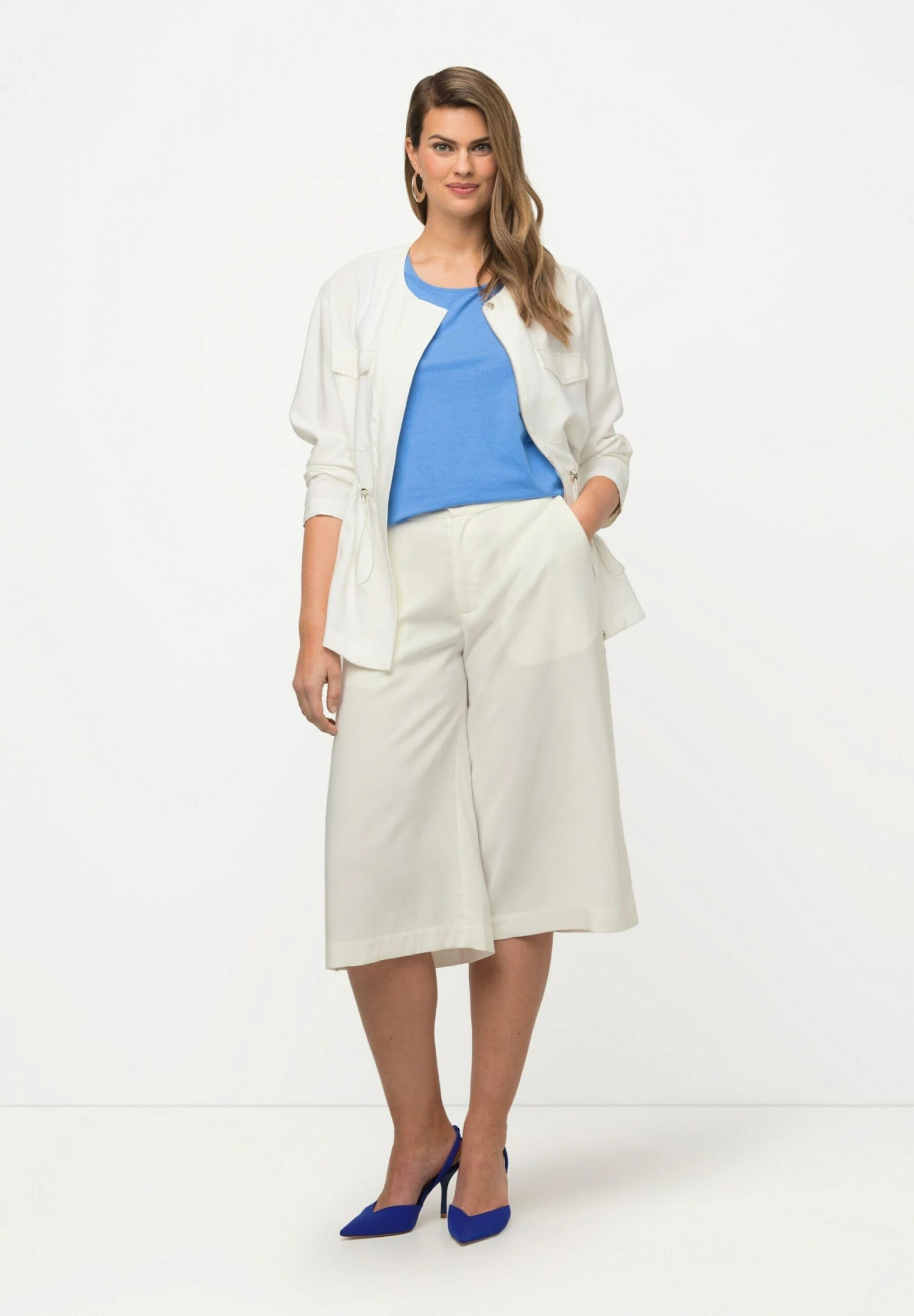 Ulla Popken Szorty - Blanc Neige 4 Ulla Popken Szorty - Blanc Neige - obrazek 2