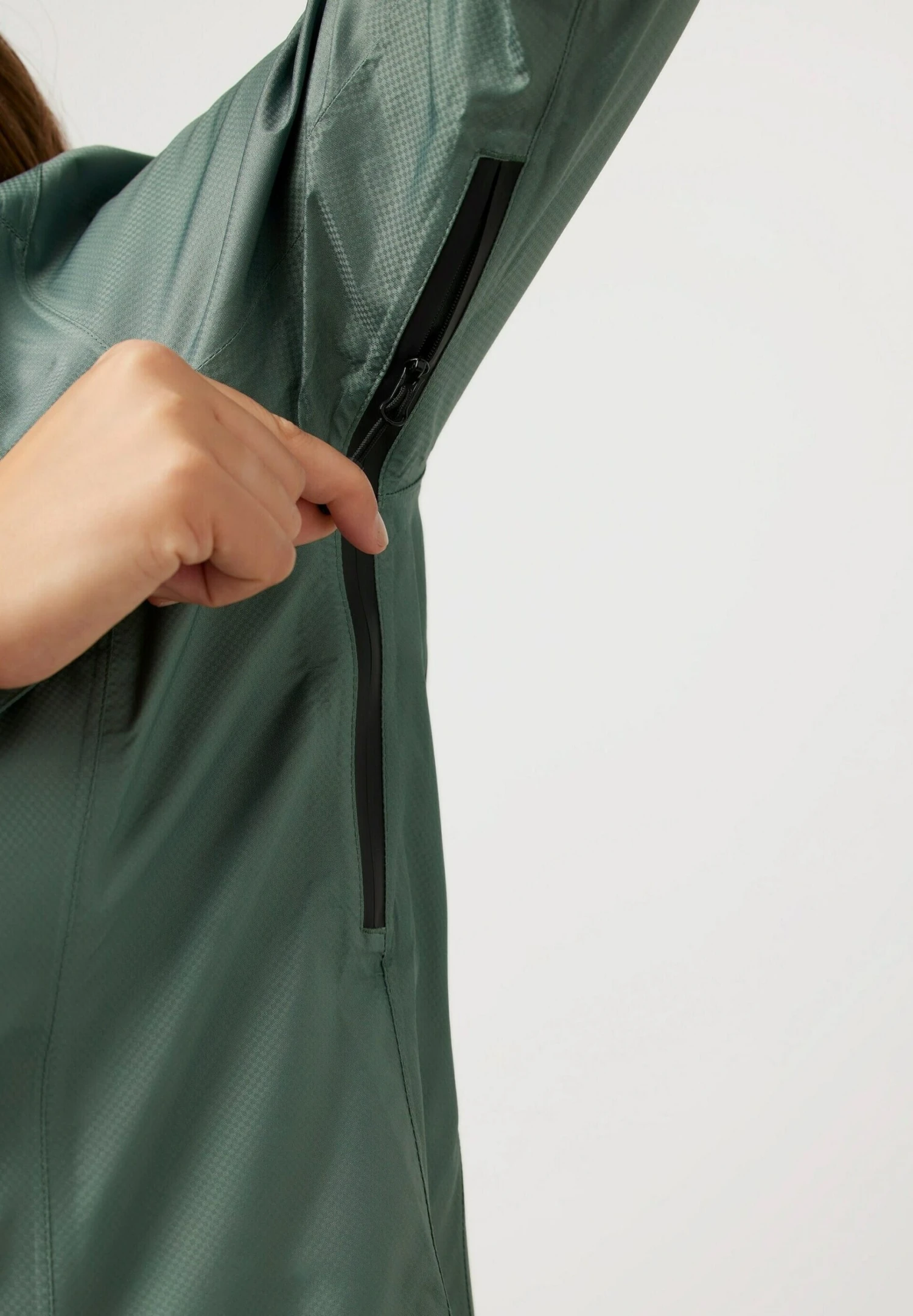 Ulla Popken Kurtka Outdoor - Mintgrün 6 Ulla Popken Kurtka Outdoor - Mintgrün - obrazek 4