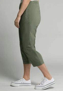 Ulla Popken Spodnie Materiałowe - Loden Green -Lindex 120dd58c90134c5daa1dfb5ef52f2da7