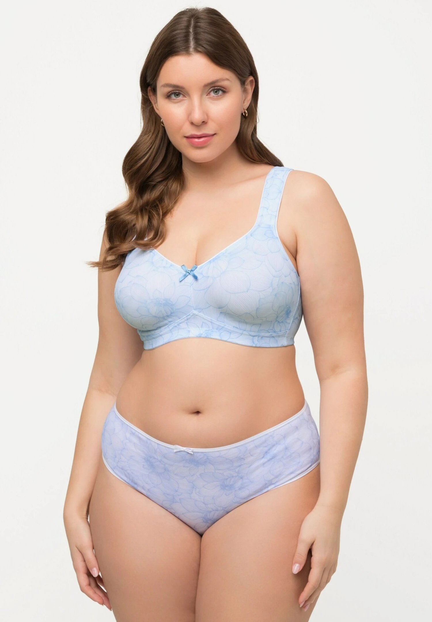 Ulla Popken Biustonosz Bustier - Bleu Clair 4 Ulla Popken Biustonosz Bustier - Bleu Clair - obrazek 2