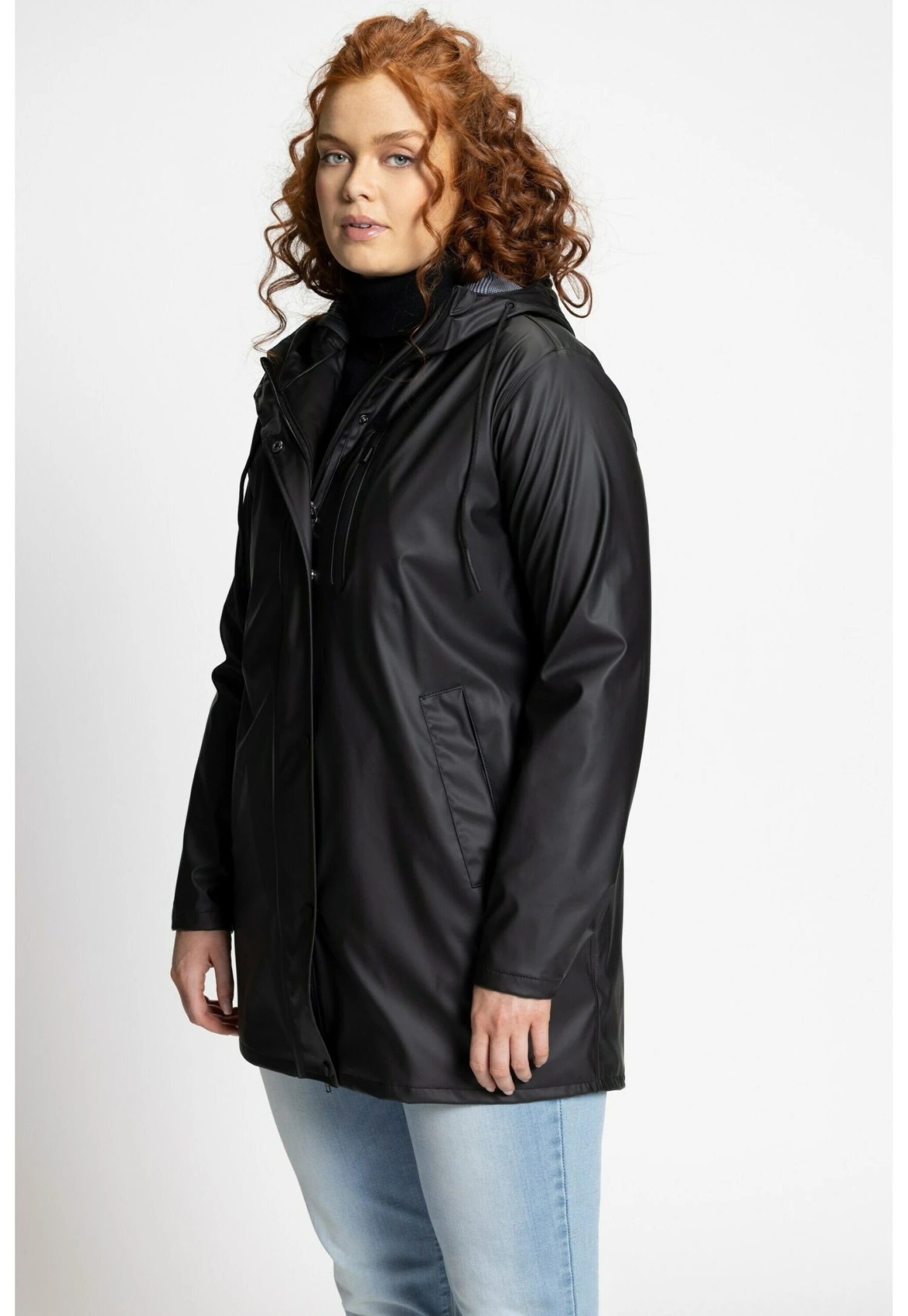 Ulla Popken Parka - Zwart 6 Ulla Popken Parka - Zwart - obrazek 4