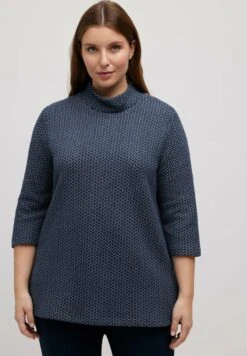 Ulla Popken Bluza - Bleu Marine
