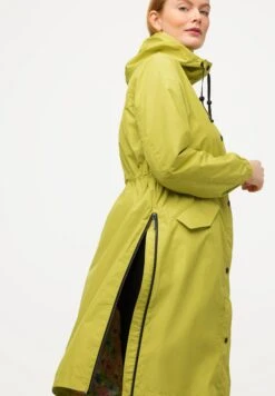 Ulla Popken HYPRAR - Kurtka Przeciwdeszczowa - Grass Green -Lindex 15dcdbb3c15d4dc8b29d0626075e4fb3
