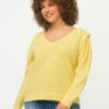 Ulla Popken Sweter - Jaune Citron 1 Ulla Popken Sweter - Jaune Citron -Lindex 170ece3144b341b99c6f2f2d0be1bf73