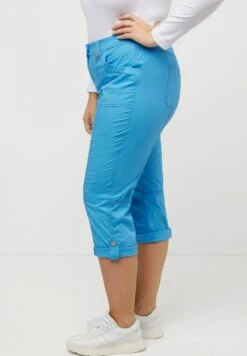 Ulla Popken Spodnie Materiałowe - Sky Blue -Lindex 17edfeb1ccdd4abda4ef827c7e4f035c