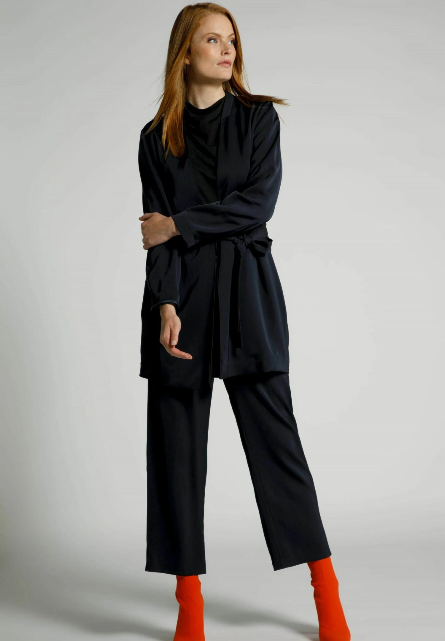 Ulla Popken Kurtka Wiosenna - Tiefdunkelblau 3 Ulla Popken Kurtka Wiosenna - Tiefdunkelblau