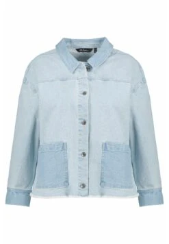 Ulla Popken Kurtka Jeansowa - Light Blue -Lindex 190bd2cdfcdc41c68e409121408bb5d0