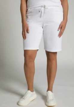 Ulla Popken Spodnie Treningowe - Schneeweiß