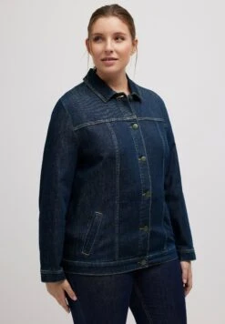 Ulla Popken Kurtka Jeansowa - Blue Denim