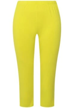 Ulla Popken GROSSE GRÖSSEN BIS 76 CAPRI KLASSISCHE 7/8 - Legginsy - Gelbgrün -Lindex 1b1a573d05374c789103a3ef5f9da18a