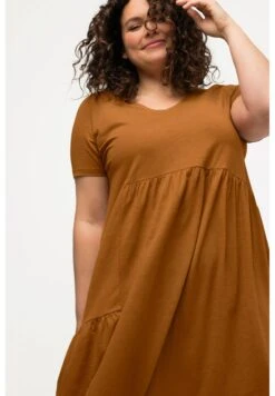 Ulla Popken Sukienka Z Dżerseju - Noisette -Lindex 1b730610a69b4e7d8803de28eabb6c18