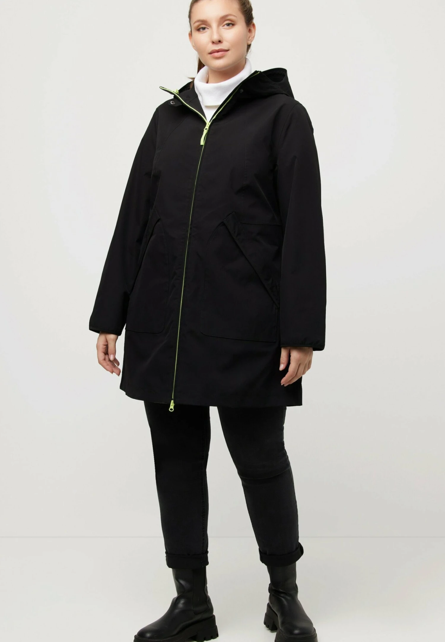 Ulla Popken Parka - Noir 4 Ulla Popken Parka - Noir - obrazek 2