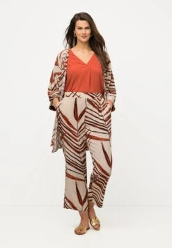 Ulla Popken Spodnie Materiałowe - Terre Cuite -Lindex 1c0e03e1c0ea44c1be2cad1b2b729537