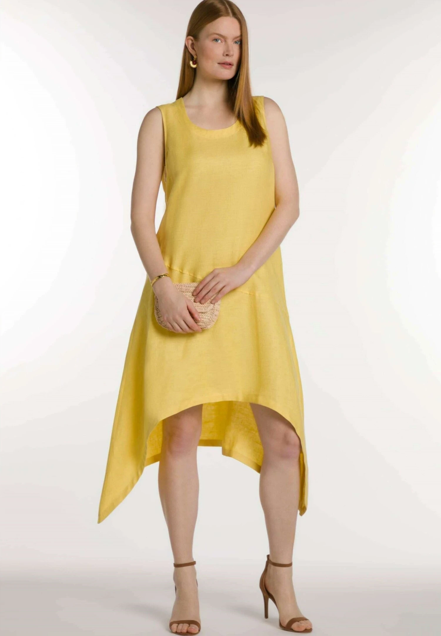 Ulla Popken Sukienka Letnia - Korngelb 4 Ulla Popken Sukienka Letnia - Korngelb - obrazek 2