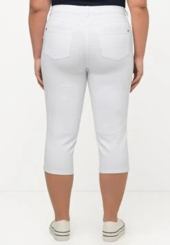 Ulla Popken Szorty Jeansowe - White Denim -Lindex 1edf5fddf8344560bec2a03b1933fdc2