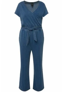 Ulla Popken WEITES BEIN - Kombinezon - Blue Denim -Lindex 1f79599883e445538f6d7dc6c2406f34