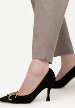 Ulla Popken PIPING DETAIL - Spodnie Materiałowe - Pebble Gray -Lindex 1fb659efccef4fda8bd90da822769566