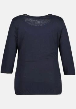 Ulla Popken BELLIEVA - Bluzka Z Długim Rękawem - Marine -Lindex 200e049744ab40a881a618aa2ccf51dd