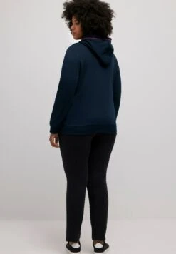 Ulla Popken Bluza Rozpinana - Navy Blue