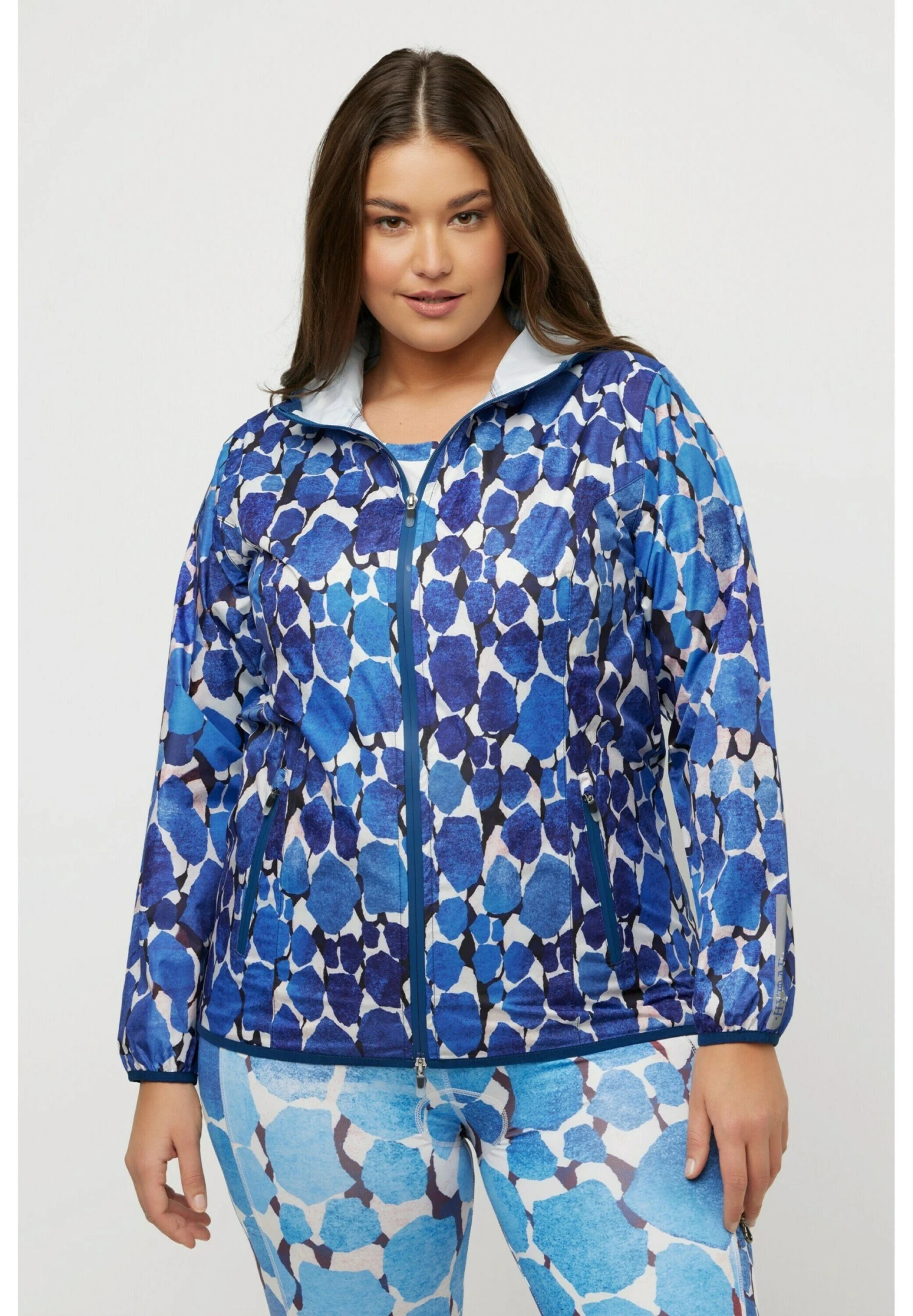 Ulla Popken Kurtka Przeciwdeszczowa - Marine 2 Ulla Popken Kurtka Przeciwdeszczowa - Marine