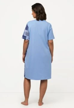 Ulla Popken PATCH PRINT STYLE - Koszula Nocna - Ice Blue 9 Ulla Popken PATCH PRINT STYLE - Koszula Nocna - Ice Blue -Lindex 21e9c87e0fa84581b69e5a735f77e7be