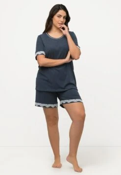 Ulla Popken Piżama - Night Blue -Lindex 2359f1de1ec148eea09c1df11f1693cb