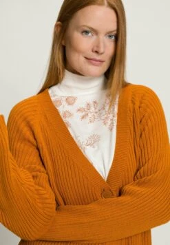 Ulla Popken GRANDPA - Kardigan - Gold 8 Ulla Popken GRANDPA - Kardigan - Gold -Lindex 254c4786d1bb4aedbb443f6a21cfcb76